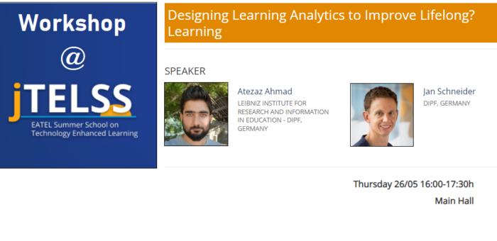 Workshop – Designing Learning Analytics to Improve Lifelong? Learning