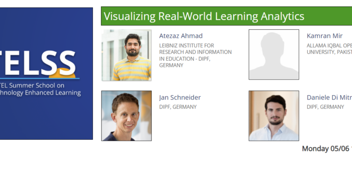 Workshop @ JTELSS – Visualizing Real-World Learning Analytics